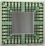 Egyptian Green 29cm - Mosaic Tiled Mirror