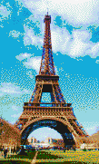 Eiffel Tower - Tile Mosaic
