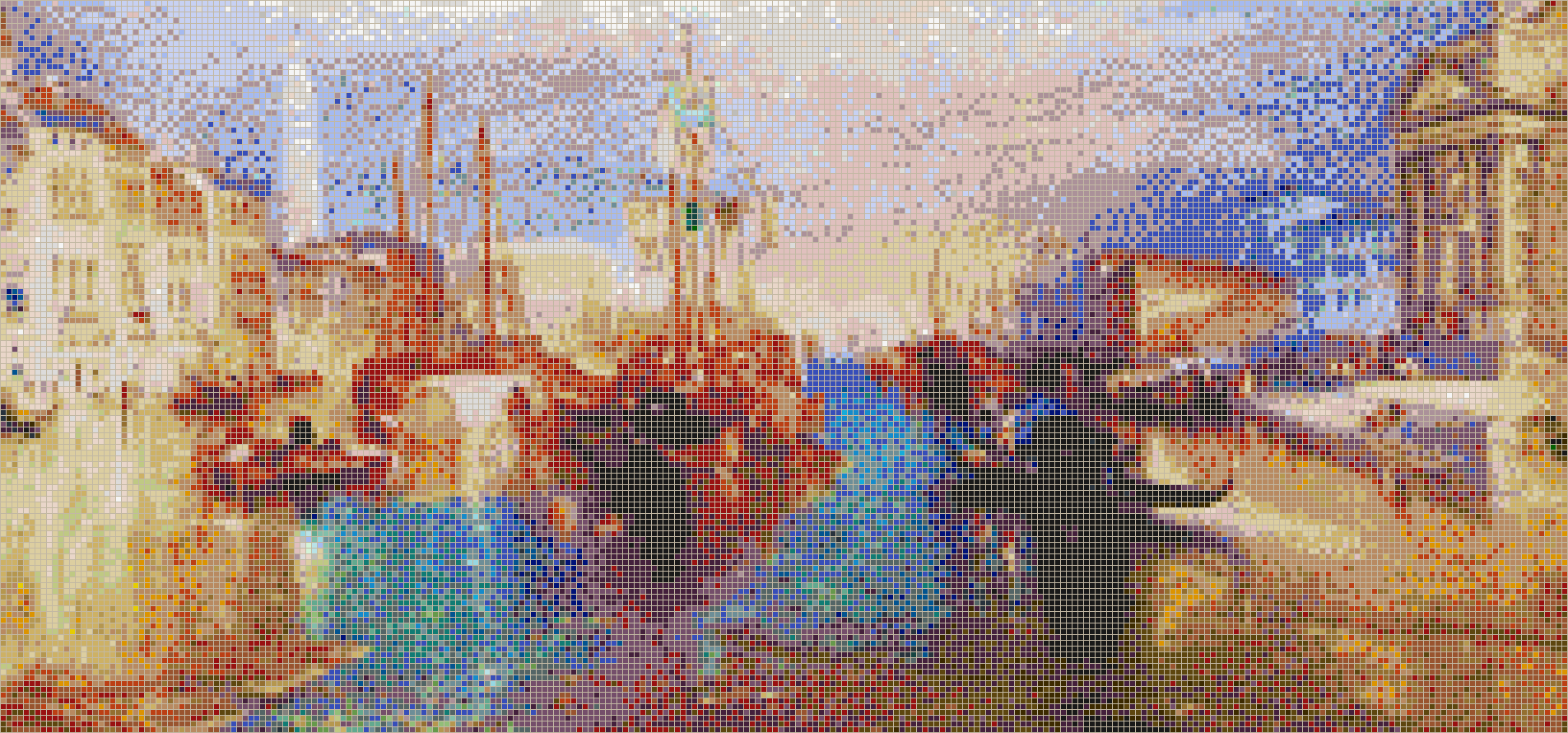 The Grand Canal, Venice (Turner) - Mosaic Tile Picture Art