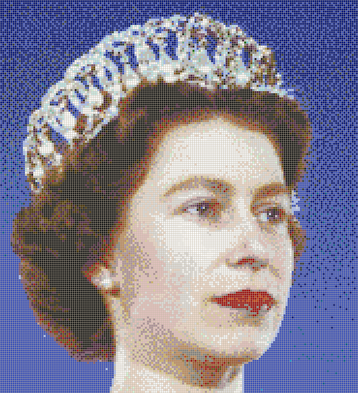 Queen Elizabeth II (1959) - Mosaic Tile Picture Art
