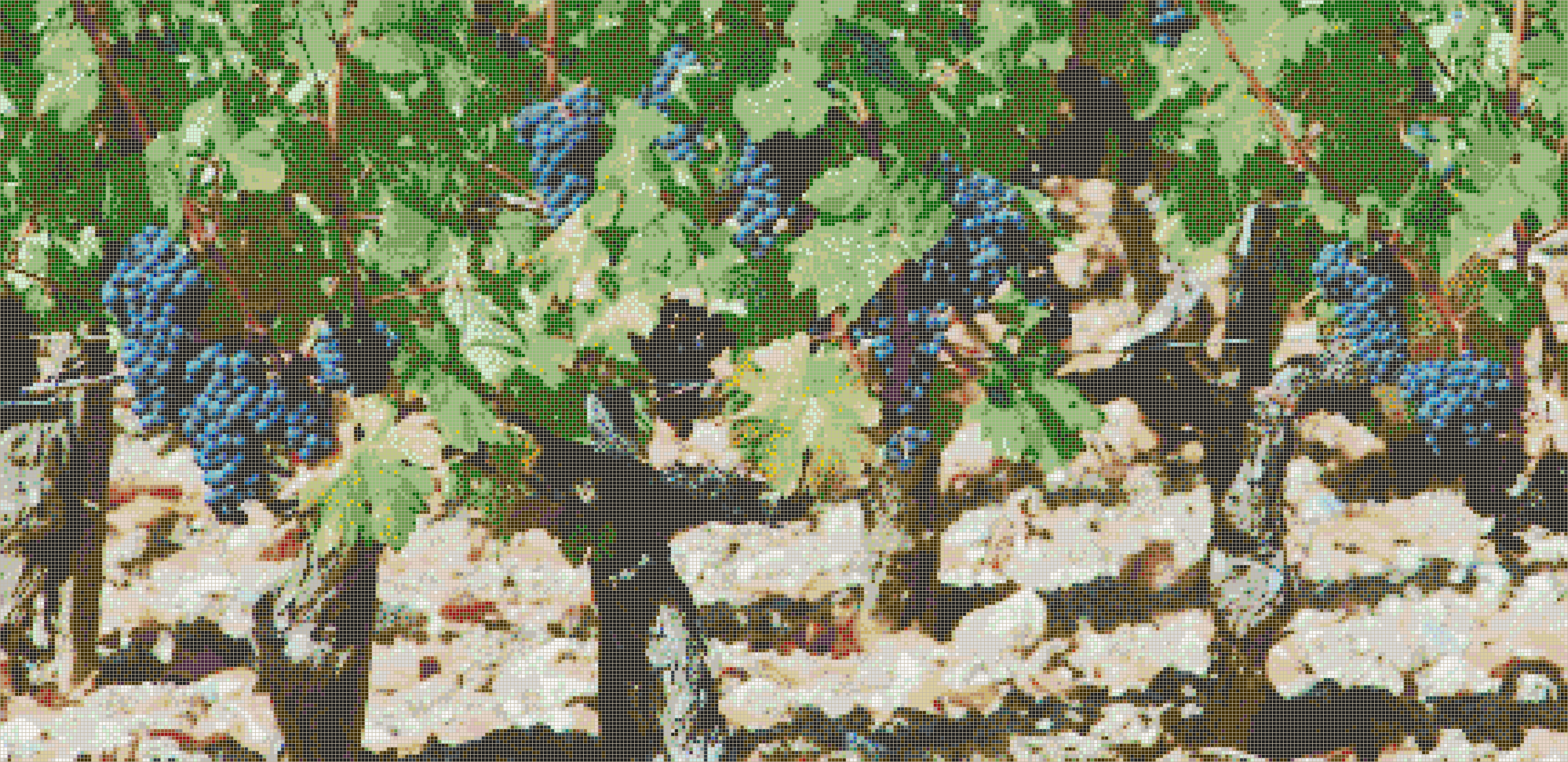 Bordeaux Vineyard - Mosaic Tile Picture Art