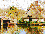 Bridge Cottage<br/>Ready to Hang Mosaic Art