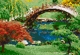 Japanese Garden<br/>Ready to Hang Mosaic Art