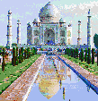 Taj Mahal<br/>Ready to Hang Mosaic Art
