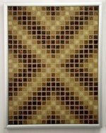 Sepia Arrows - Framed Mosaic Accent
