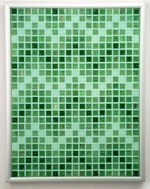 Jaded ZigZags - Framed Mosaic Accent