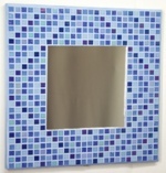 Winter Diamonds 29cm - Mosaic Tiled Mirror
