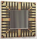 Egyptian Brown 29cm - Mosaic Tiled Mirror