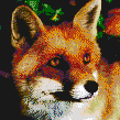 Red Fox - Mosaic Tile Art