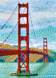 Golden Gate Bridge (May 2010) - Tile Mosaic