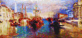 The Grand Canal, Venice (Turner) - Tile Mosaic