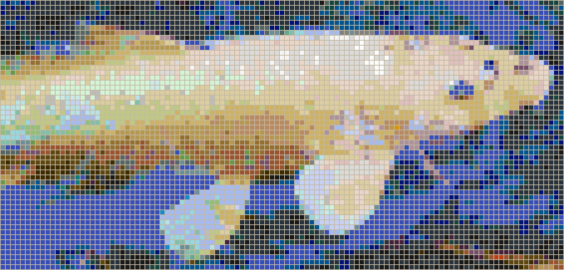 Spot Nose Koi - Mosaic Tile Picture Art