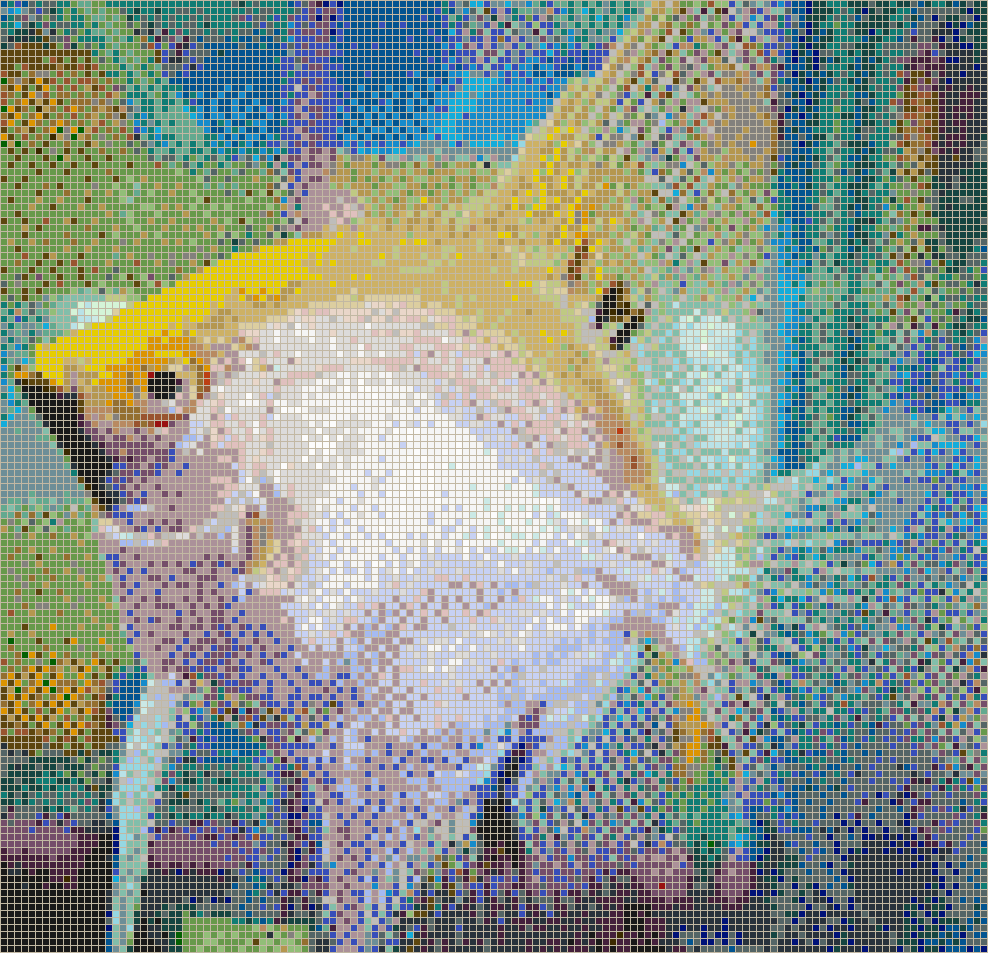 Gold Angelfish - Mosaic Tile Picture Art