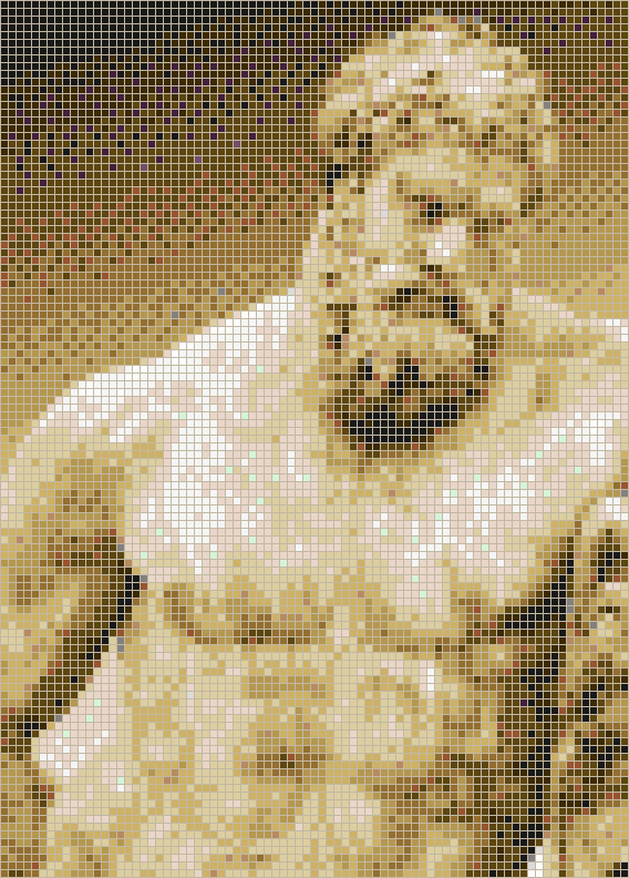 Hercules - Mosaic Tile Picture Art