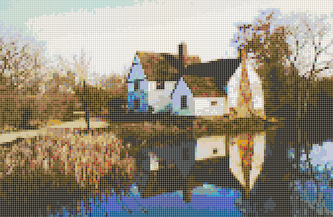 Flatford Mill - Mosaic Tile Picture Art