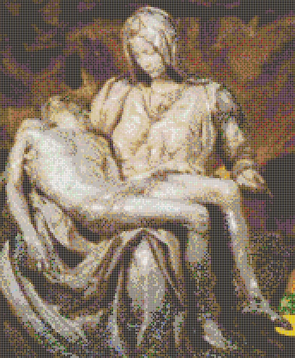 Michelangelo's Pietà - Mosaic Tile Picture Art