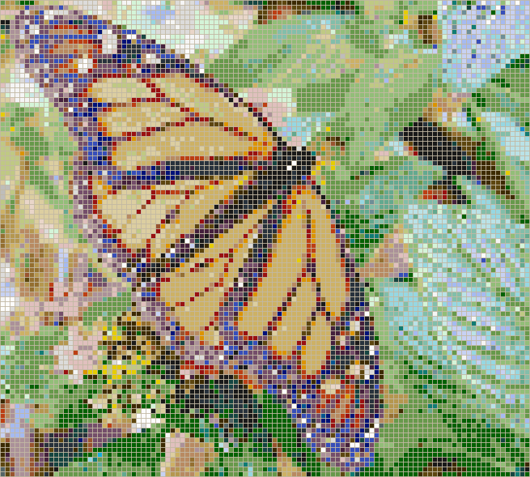 Monarch Butterfly - Mosaic Wall Picture Art