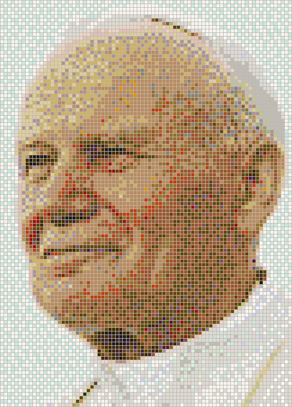Pope John Paul II - Mosaic Wall Picture Art