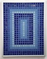 Navy Perspectives - Framed Mosaic Accent