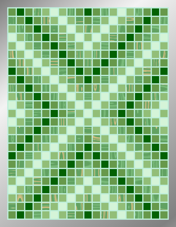 Jaded Arrows - Mosaic Tiled Accent