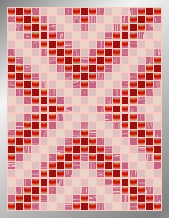 Candy Arrows - Mosaic Tiled Accent