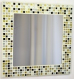 Midas Glitter 35cm - Mosaic Tiled Mirror