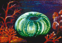 Emerald Urchin - Tile Mosaic