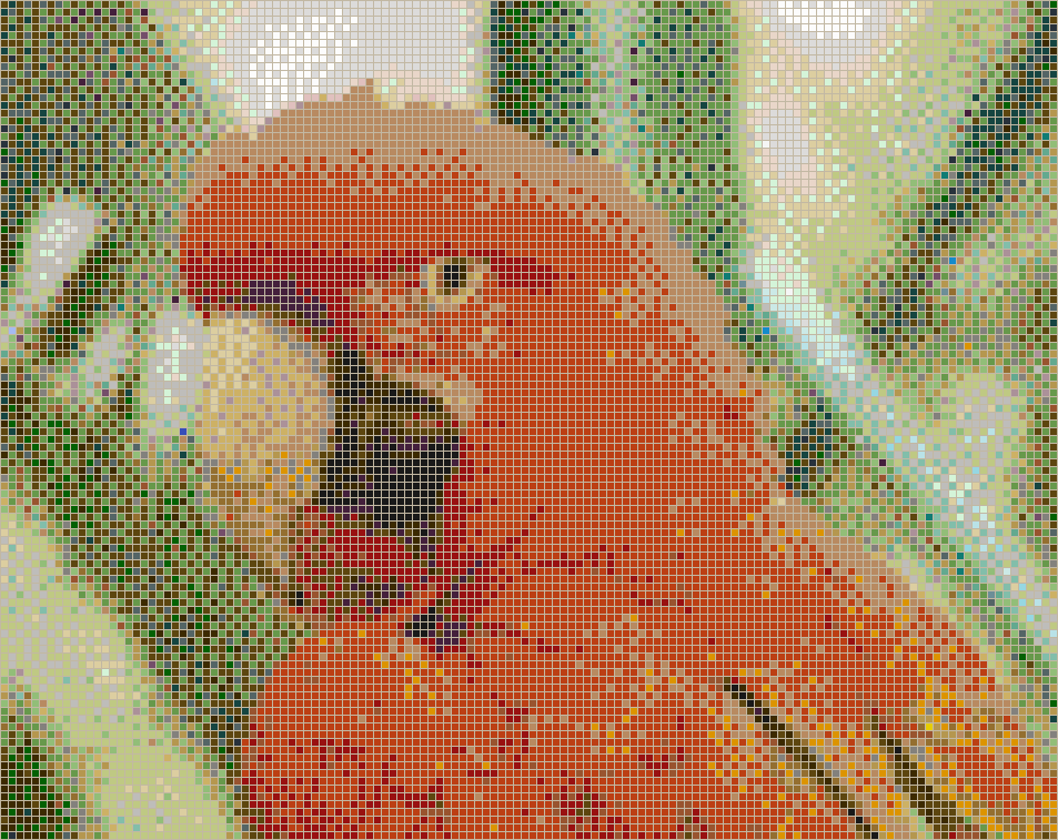 Red and Green Macaw - Mosaic Tile Picture Art