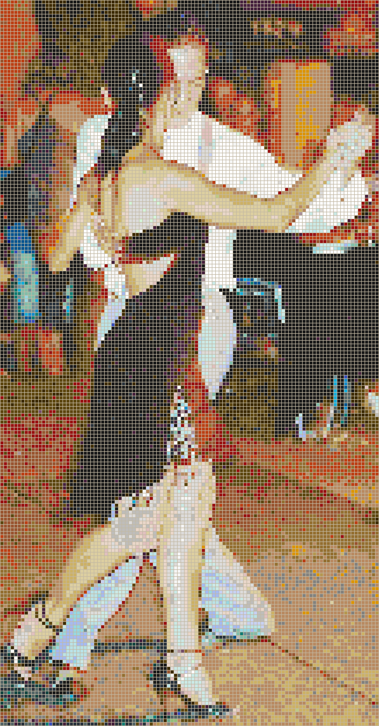 Tango Dancers in Buenos Aires - Mosaic Tile Picture Art