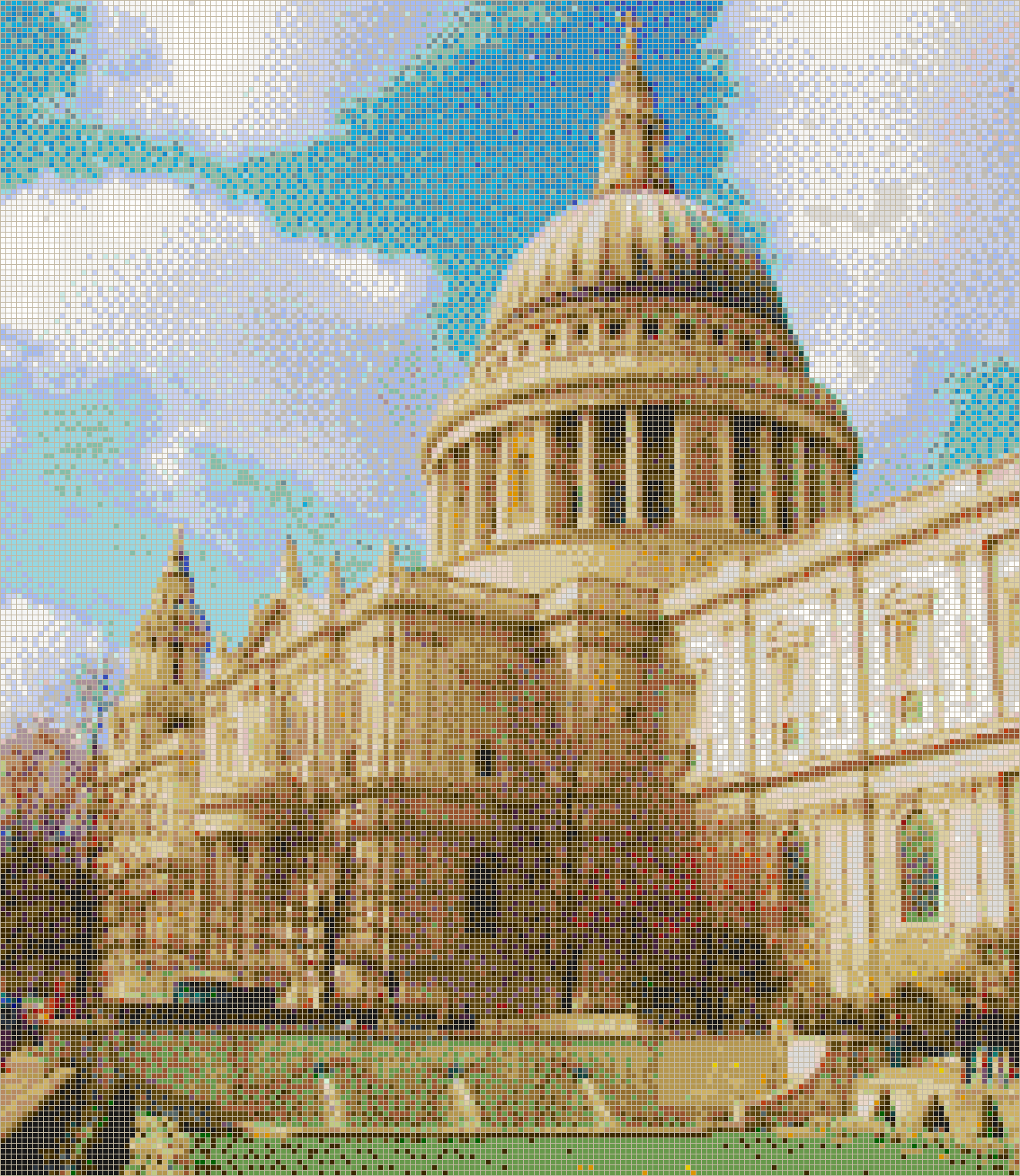 St. Paul's Cathedral - Mosaic Tile Picture Art