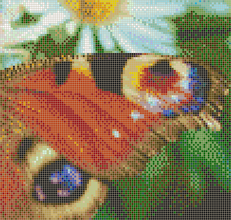 Peacock Butterfly Wing - Mosaic Tile Picture Art