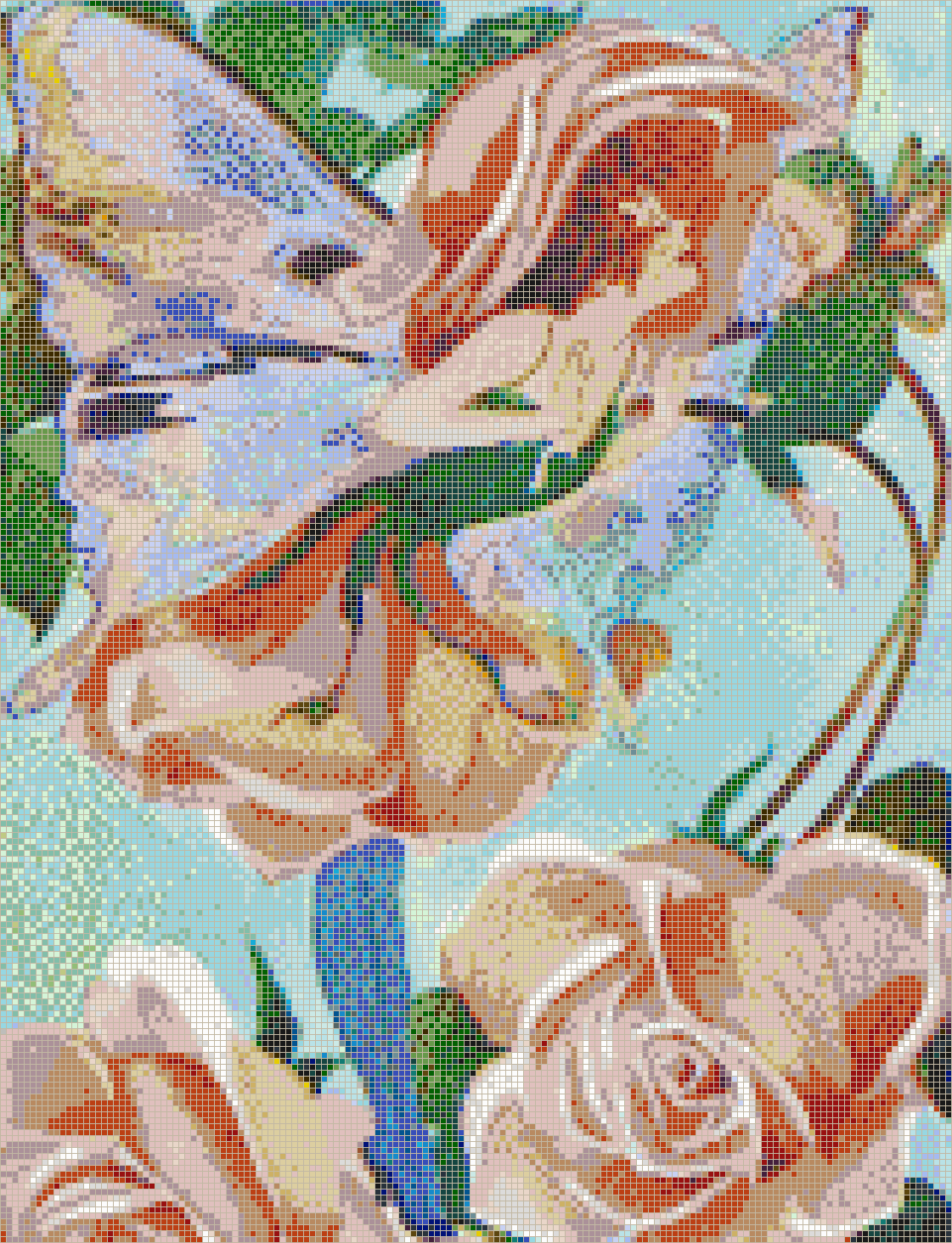 Rose Flower Fairy - Mosaic Tile Picture Art