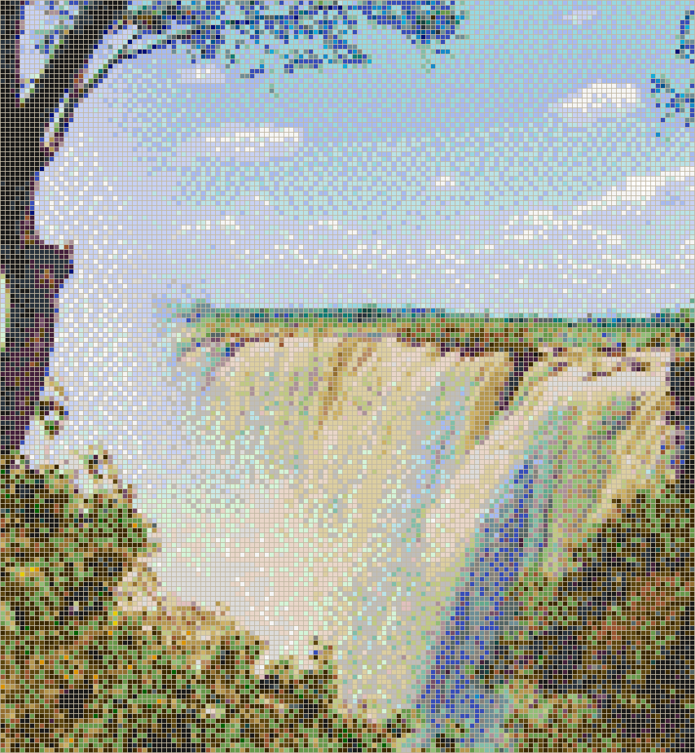 Victoria Falls Waterfall - Mosaic Tile Picture Art