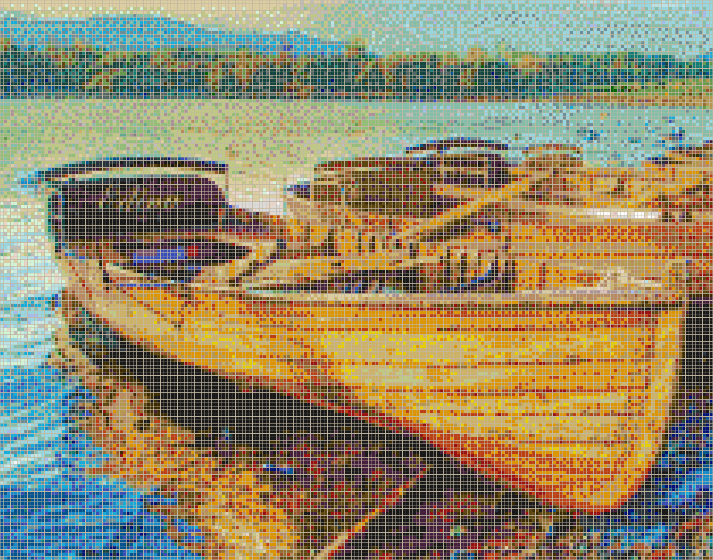 Derwentwater Boats (Lake District) - Mosaic Tile Picture Art
