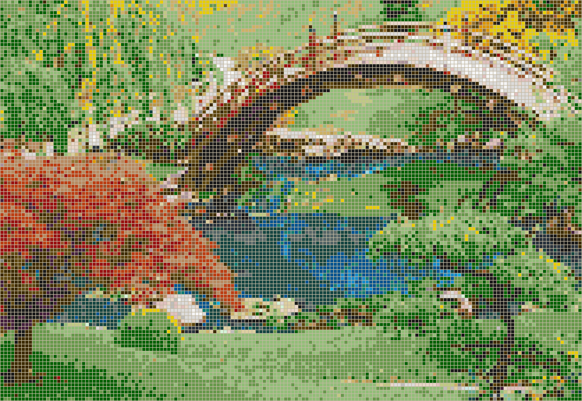 Japanese Garden - Mosaic Tile Picture Art