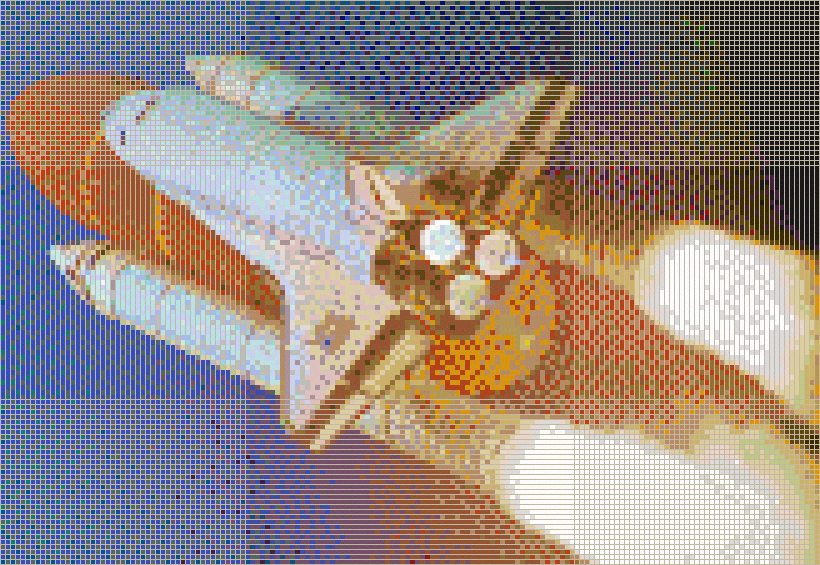 Launch of Discovery Space Shuttle - Mosaic Tile Picture Art