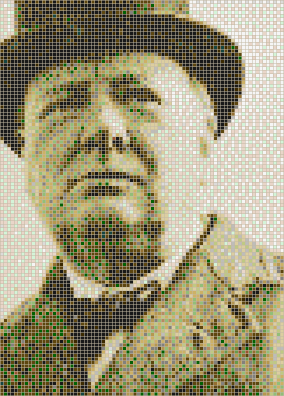 Sir Winston Churchill - Mosaic Tile Picture Art