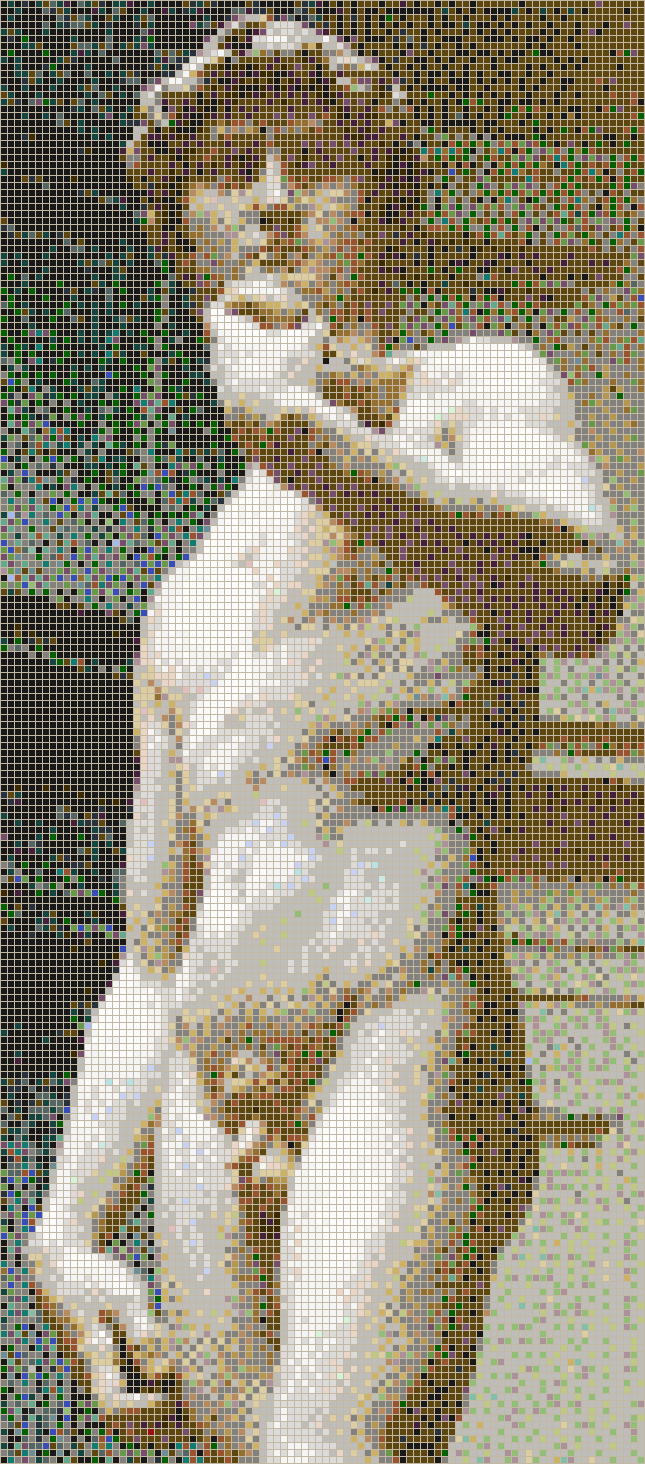 Michelangelo's David - Mosaic Tile Picture Art