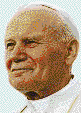 Pope John Paul II - Tile Mosaic