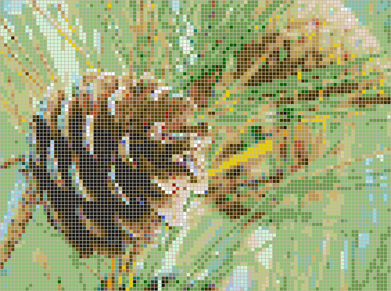 Conifer Cone - Mosaic Wall Picture Art