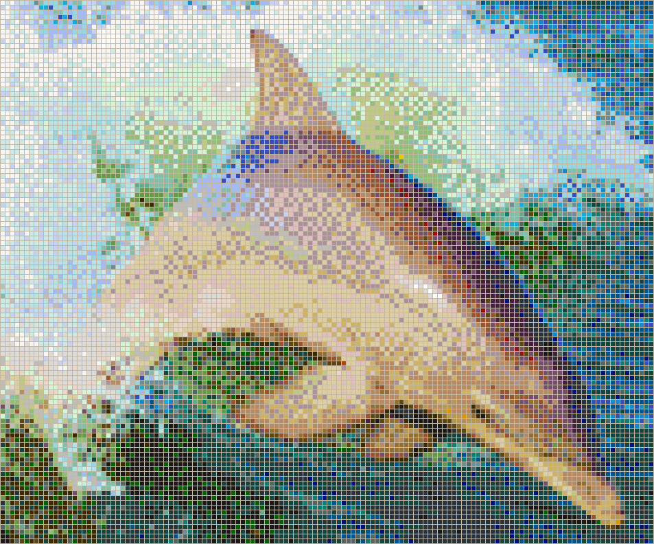 Dolphin Jumping in Wake - Mosaic Wall Picture Art
