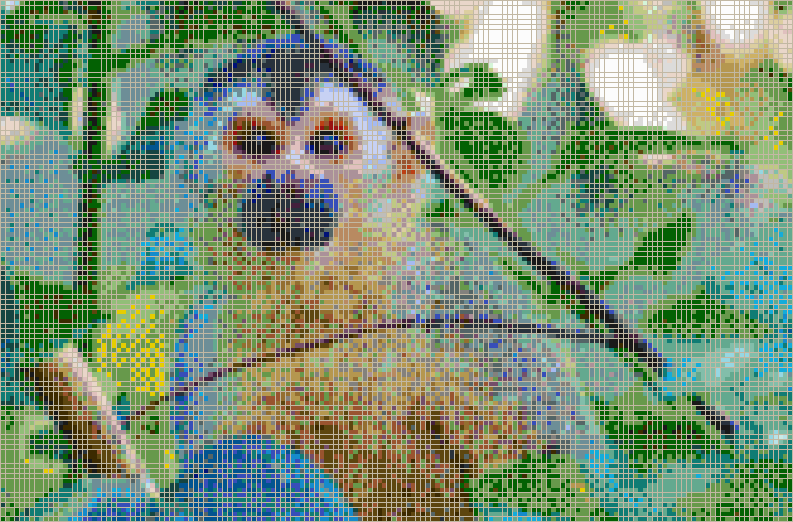 Central American Squirrel Monkey - Mosaic Wall Picture Art