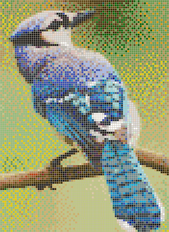 Blue Jay - Mosaic Wall Picture Art