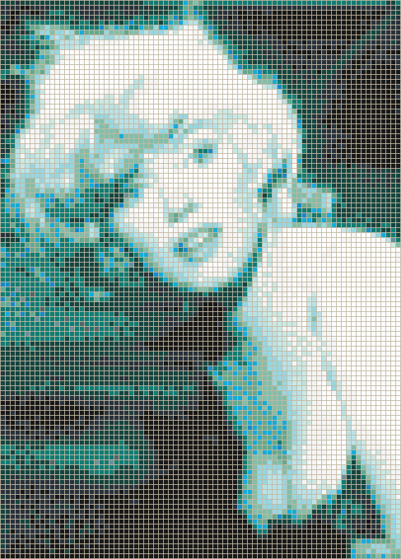 Marilyn Monroe (Some Like It Hot Trailer) - Mosaic Wall Picture Art