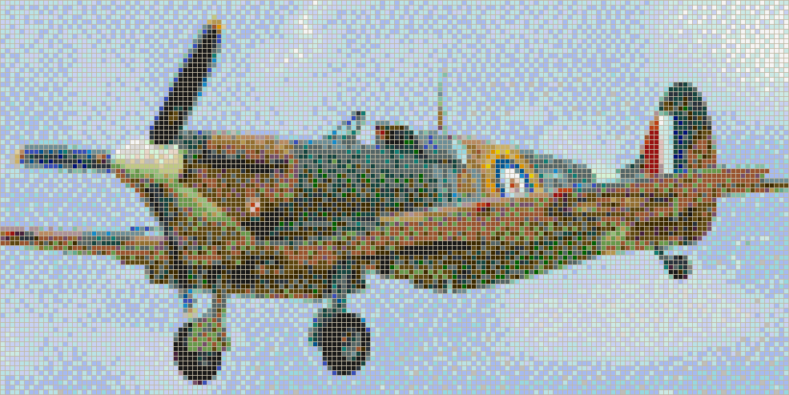 Spitfire Landing - Mosaic Wall Picture Art